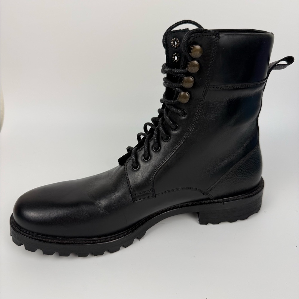 Men’s AF Ankari Floruss Combat Boots Black Size 7 Grunge Punk Biker Hipster Lug - Picture 5 of 14